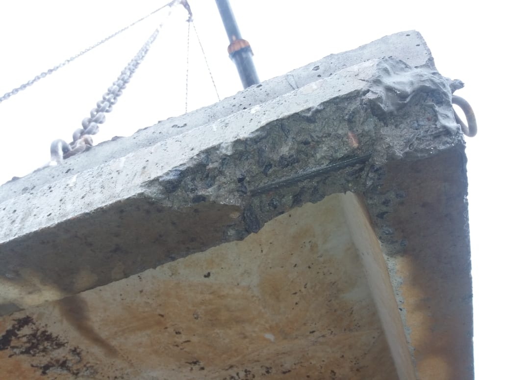 Откол бетона износ бетона