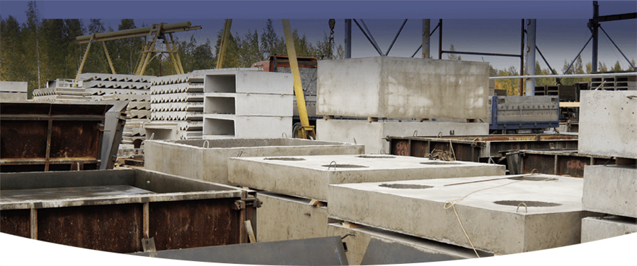 Склад типовых бетонных изделий